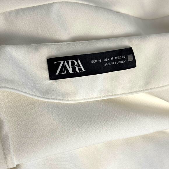 Zara Self-Tie Belted Ruffled Hem Skort Mini Skirt - Picture 9 of 10